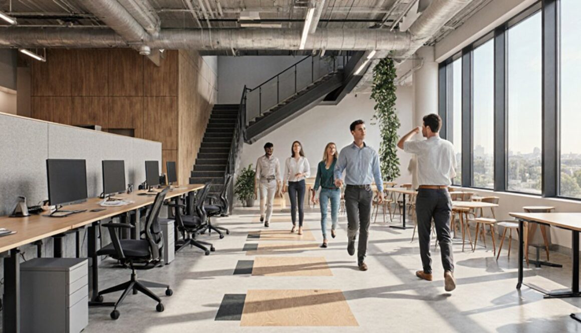 Förderung der Büro-Bewegungsgestaltung