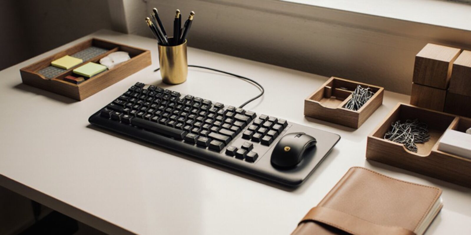 Setup für smartes Schreibtischzubehör