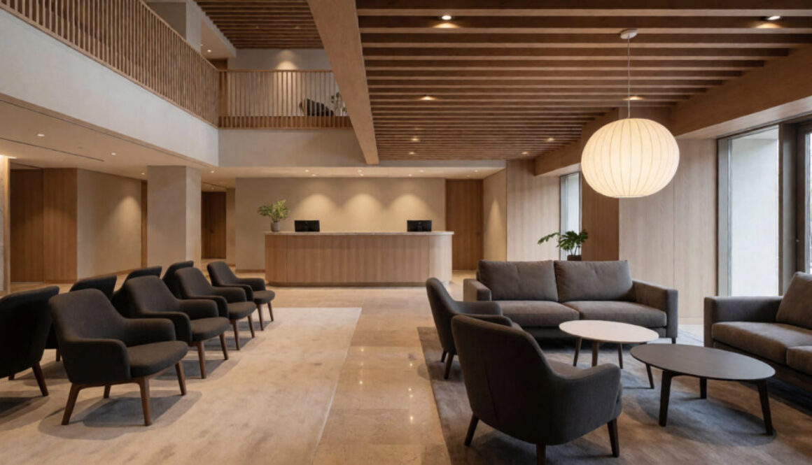 Hotelfoyer einrichten