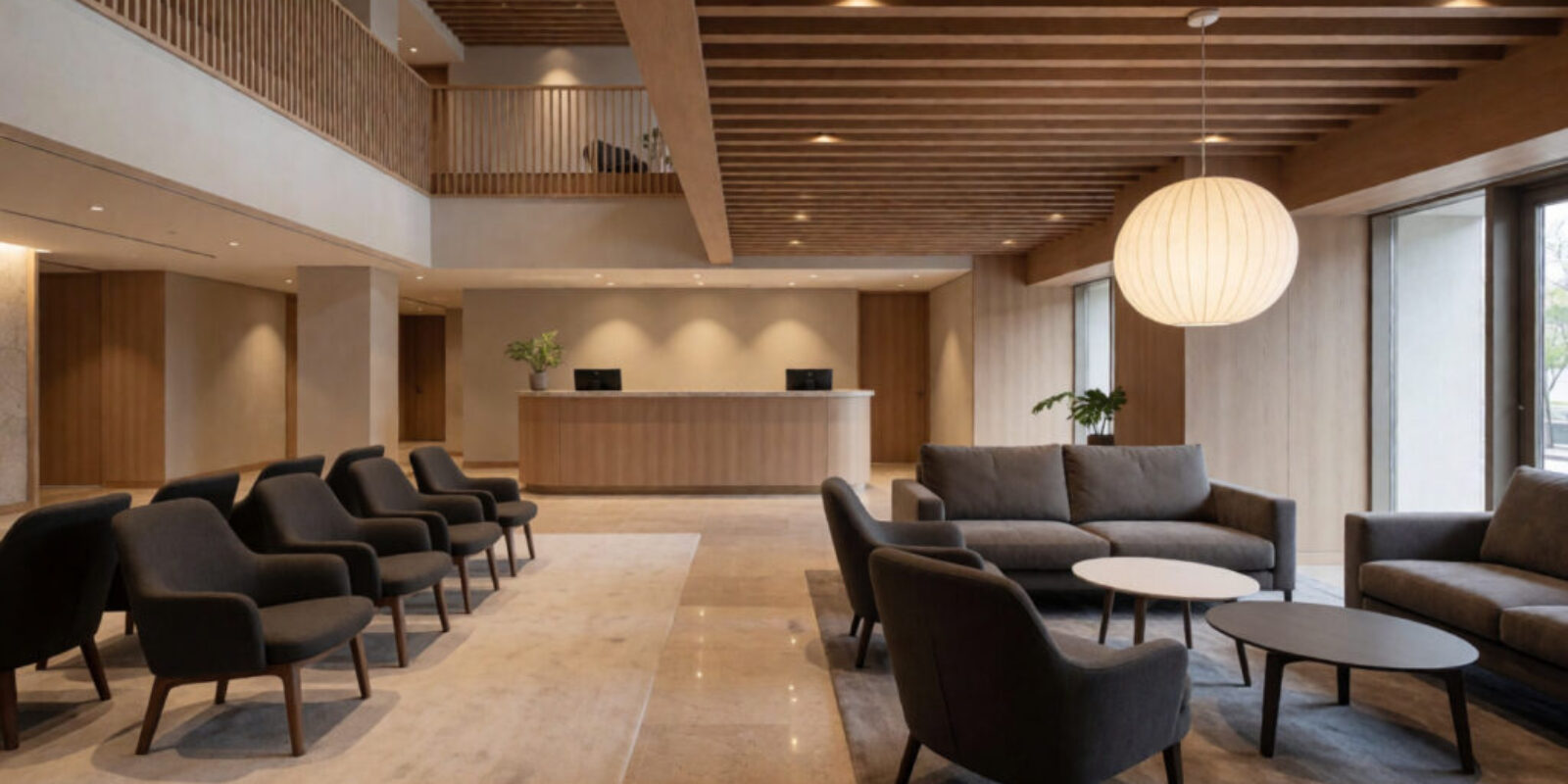 Hotelfoyer einrichten