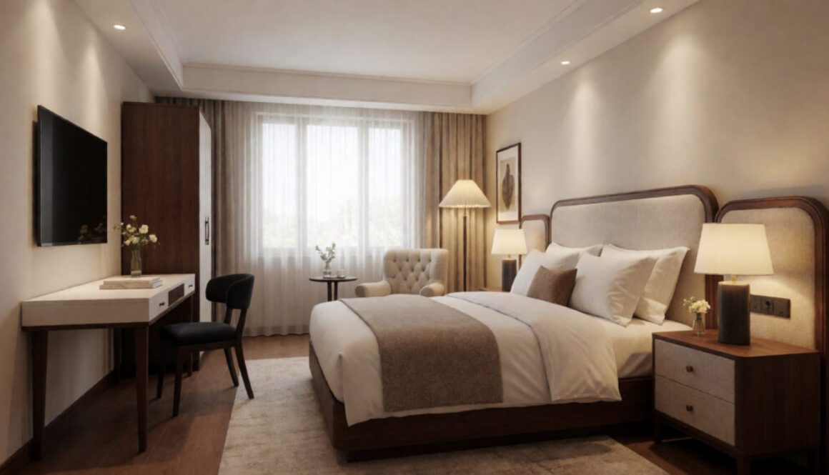 Hotelzimmer einrichten