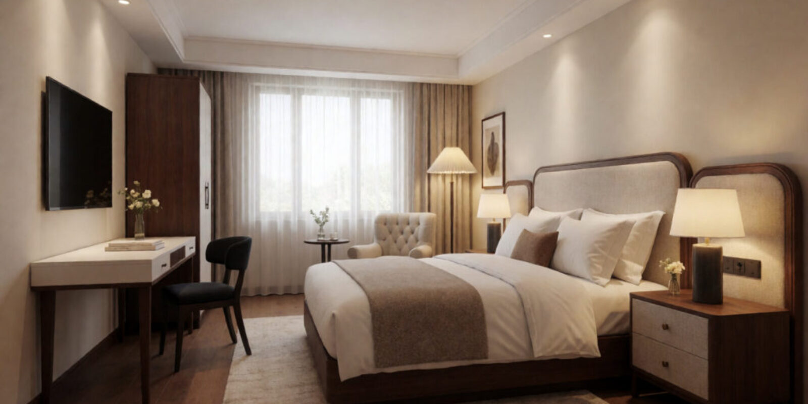 Hotelzimmer einrichten